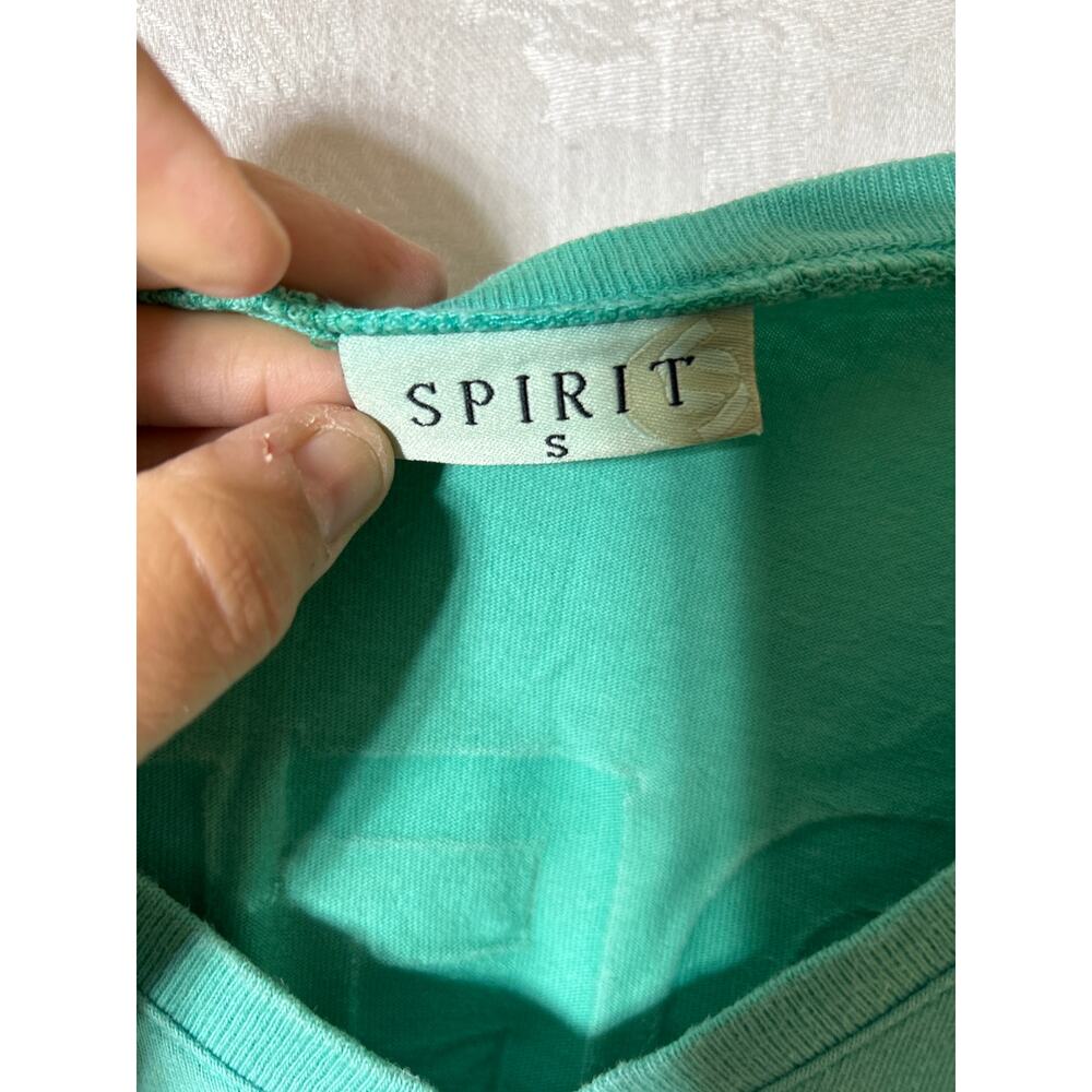 Vanderbilt Spirit Jersey Small Teal Coral Tie Die Ombre Long Sleeve - Picture 8 of 9